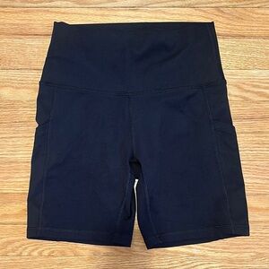 Black Women's High-Waisted Shorts